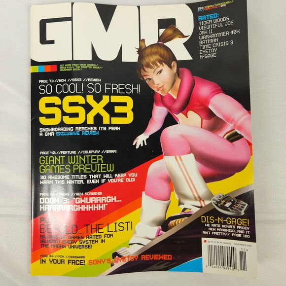 Lot of 5 GMR Game Magazine 2003 & 2005 Video Game SSX3 Halo 2 Ninja Gaiden - Picture 4 of 6